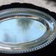 Christoffle oval silver metal top