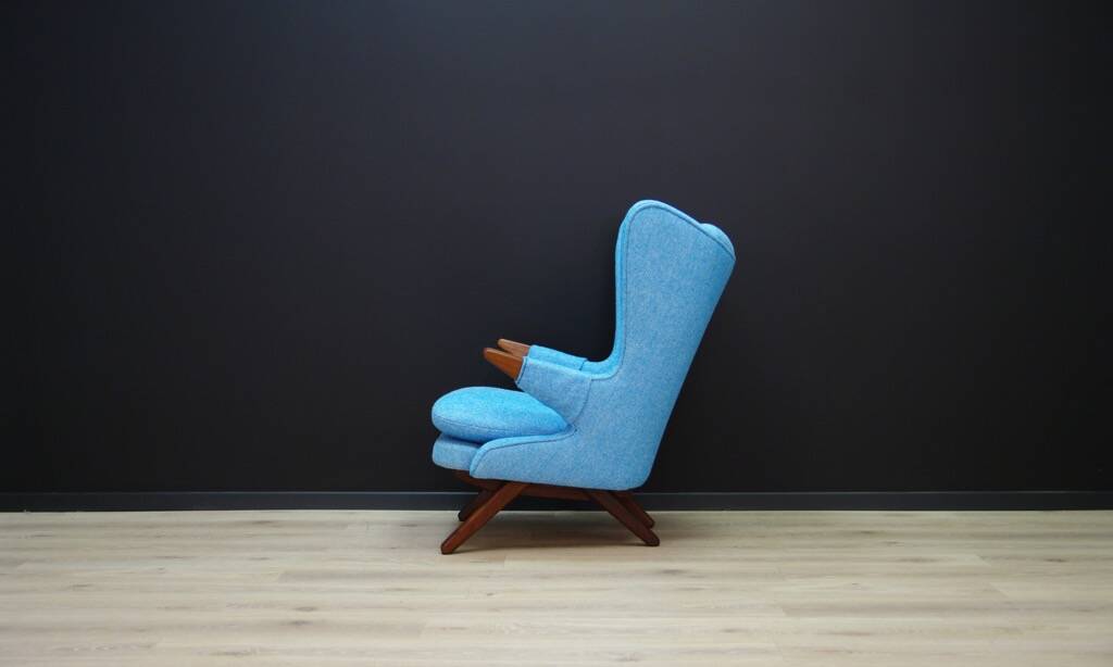 Fauteuil danois en teck par Svend Skipper, années 1960