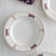 Lot de 3 assiettes creuses Salins, nénuphar