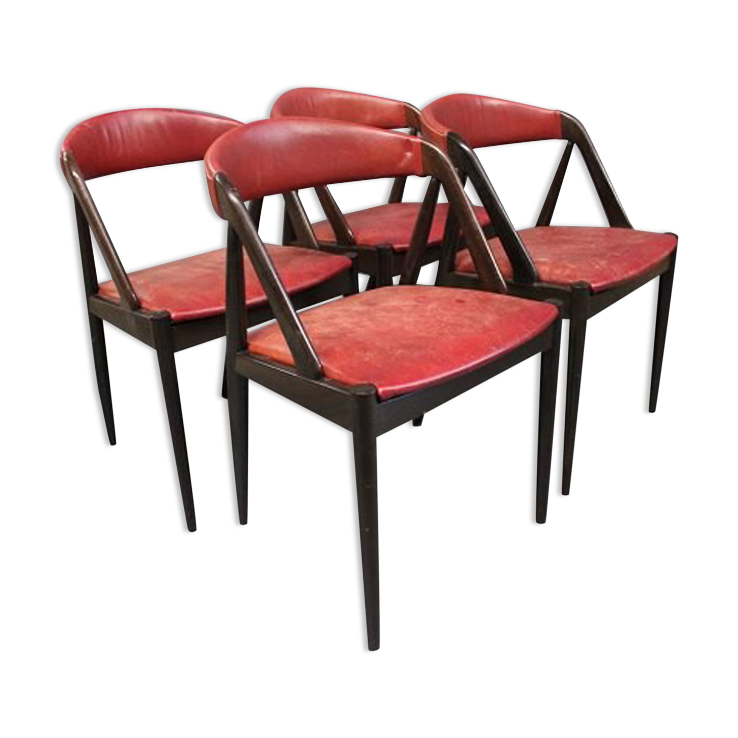 Set of 4 chairs by Kai Kristiansen from 1956