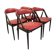 Set of 4 chairs by Kai Kristiansen from 1956
