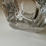 Daum France crystal ashtray