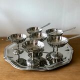 Ice cup box spoons and tray