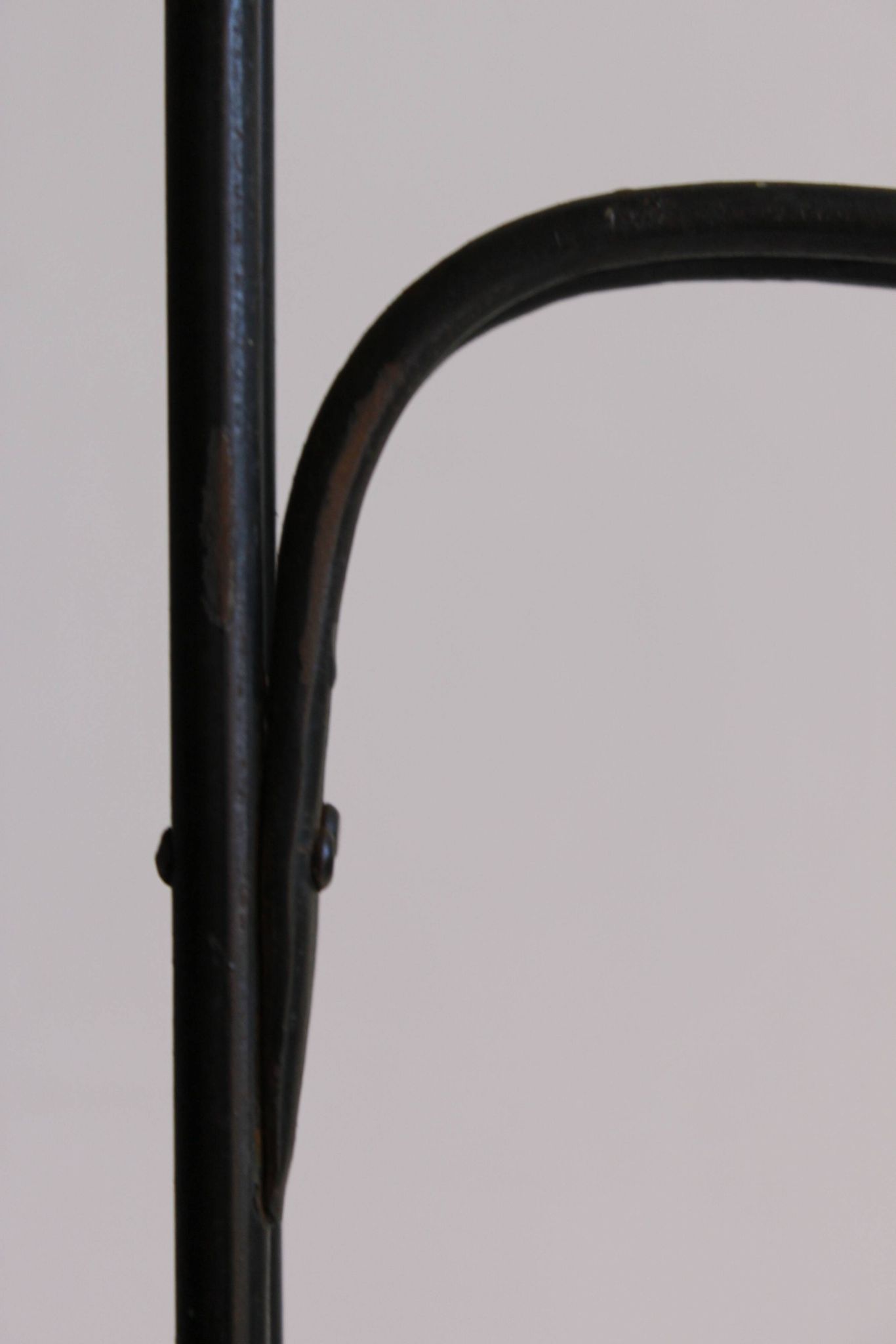 Large Wrought Iron Floor Candelabra, 1950s