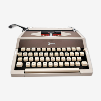 Royal 200 beige typewriter revised new tape