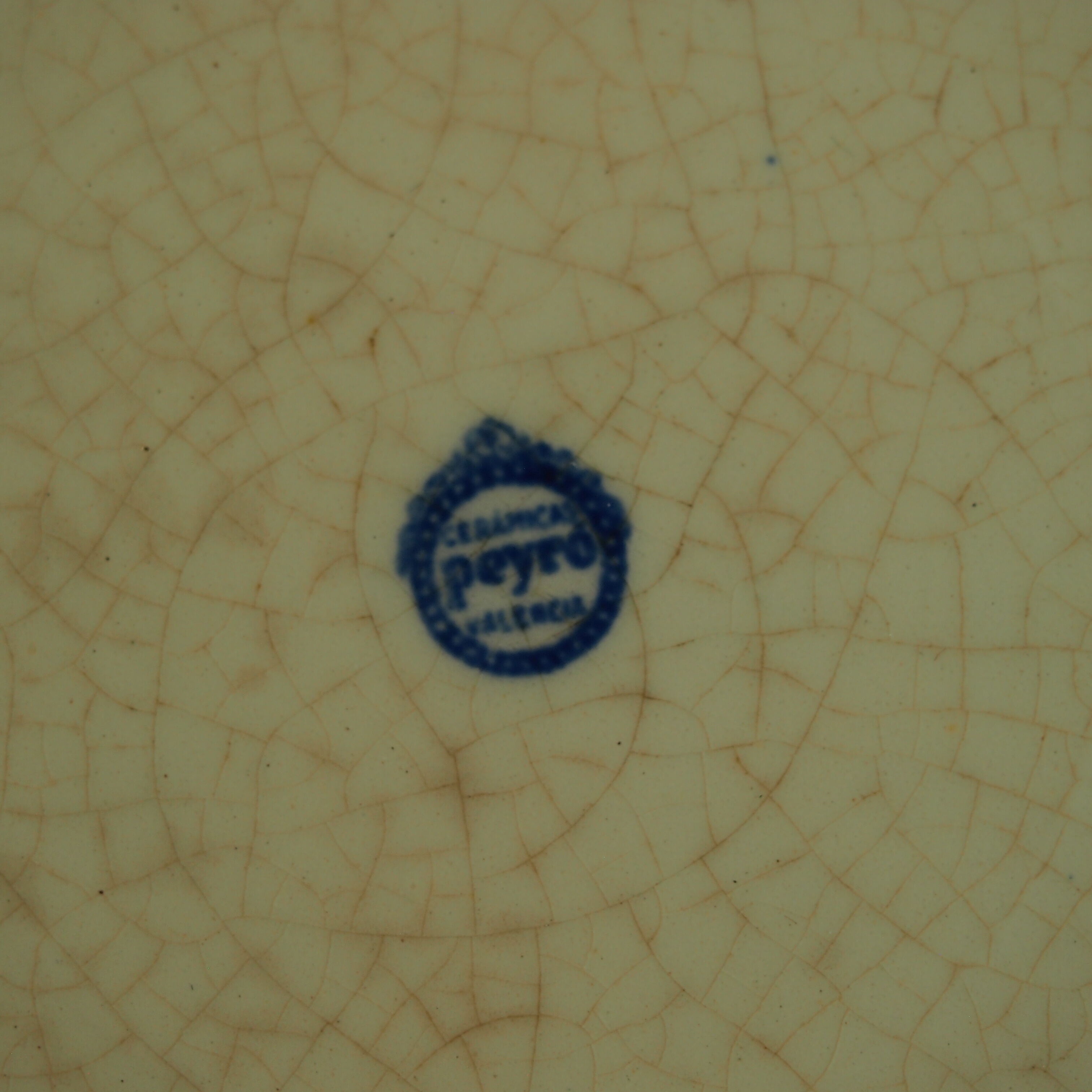 Pair of ceramic plates signed Antonio Peyro