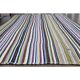 Tapis turc Oushak fait main en laine et coton multicolore, années 1970