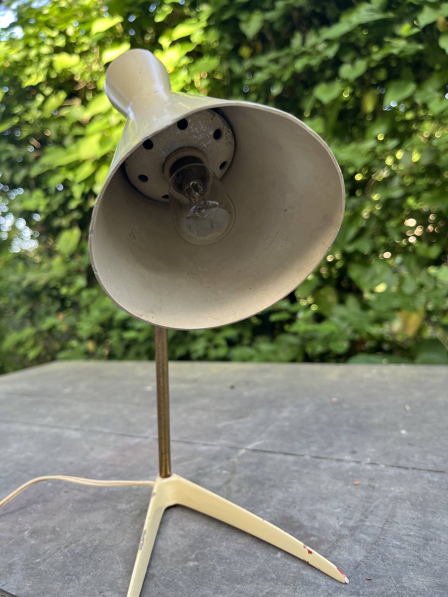 Ancienne lampe cocotte diabolo