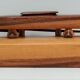 Kayak scale model violet wood