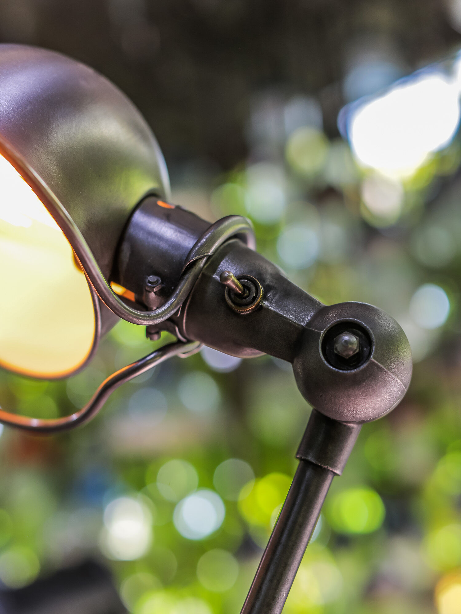 Lamp Jieldé 5 arm polished graphite