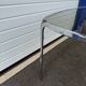 Vintage 70s smoked glass dining table