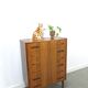 Mid-Century Deens Westergaards, Silkeborg palissander ladekast 6 lades