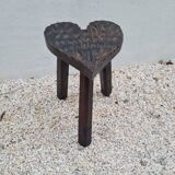 Heart tripod milking stool