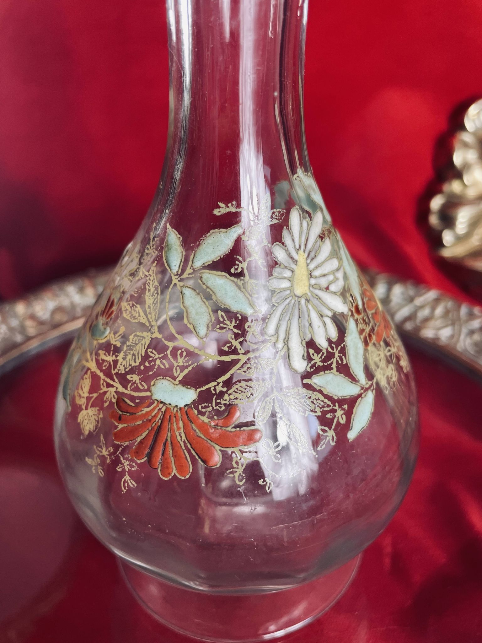 Old Legras Art Nouveau carafe