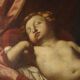 Ancient painting of the Virgin Mary, copy after Guido Reni, 18th century.