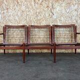 60s 70s Teak Sofa Couch 2er Svend Aage Eriksen for Glostrup Danish Design