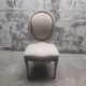 Lot de 6 chaises + 2 fauteuils médaillon style Louis XVI