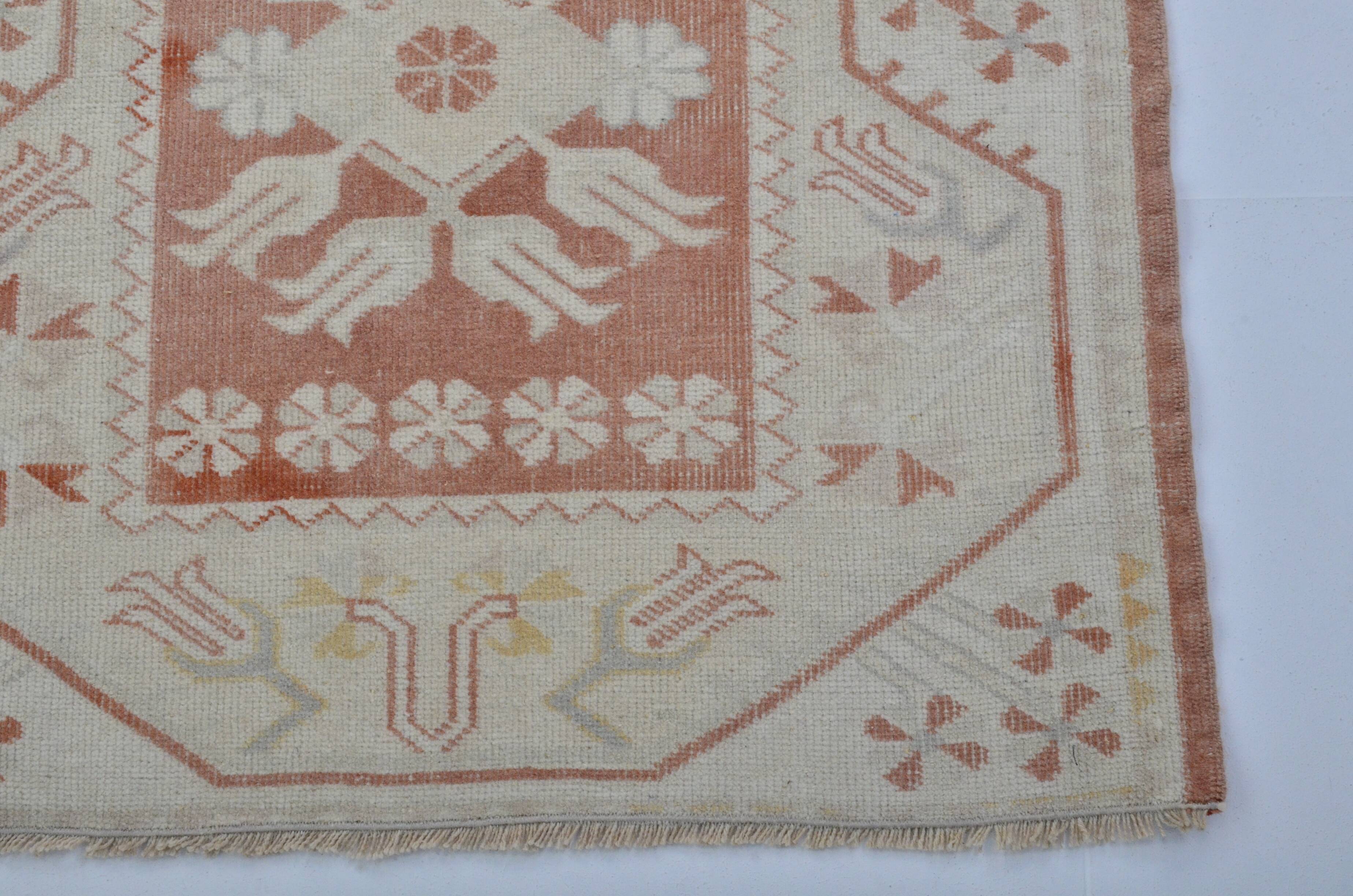 Vintage Oushak Runner Rug sku 3537