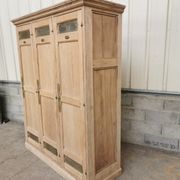 Wooden locker room bank of France period 1930