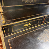 Napoleon III desk in blackened wood