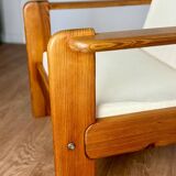 Fauteuil en pin massif