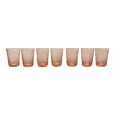 Service of 7 Rosaline water glasses