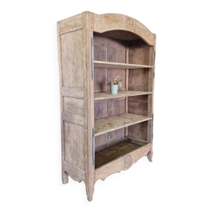 Armoire sans portes chêne - massif