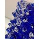 Rostrato blue murano glass vase