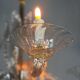 Venetian chandelier made of Murano glass, 5 light arms, circa 1920