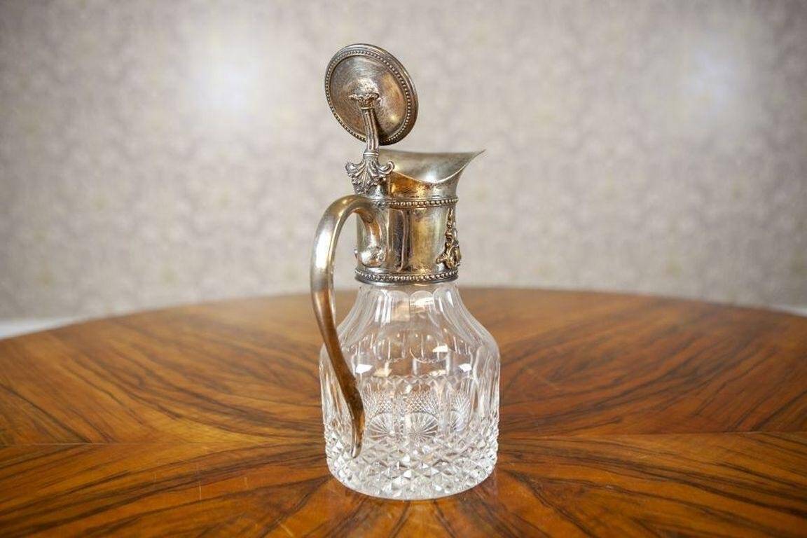 English Pitcher with Silver-Plated Handle, 1920s