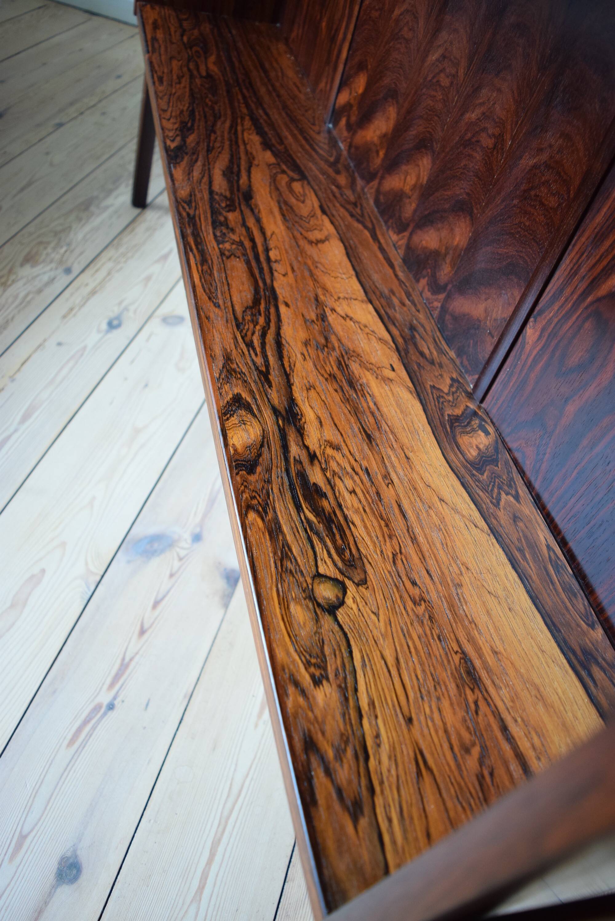 Rosewood Desk By Gunnar Nielsen For Tibergaard, 1960s.