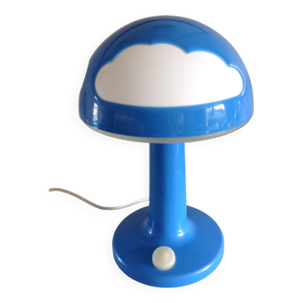 Lampe nuage Skojig bleue par Ikea / vintage années 80-90