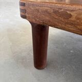 Scandinavian design coffee table in teak, made in Denmark