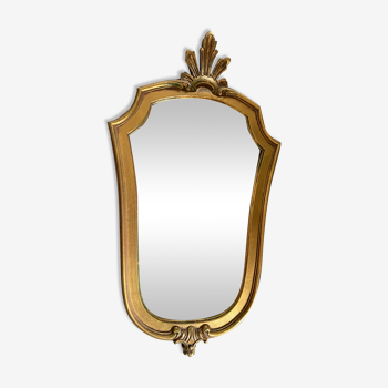 Miroir doré Louis XV 1950