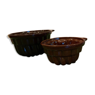 Set of two kouglof mussels