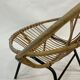 Vintage rattan chair by Dirk van Sliedregt Rohe Noordwolde 1960 in the Netherlands