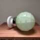 Set of three Thabur globe wall lights in pastel opaline