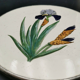 Underside of old faience dish