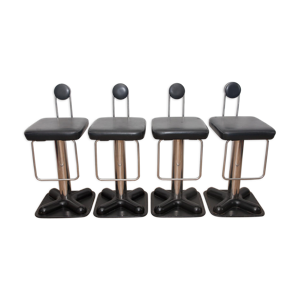 Set de 4 tabourets de bar vintage