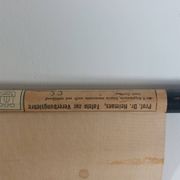 Vintage educational wall hanging roll chart biology genetics