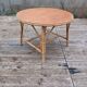 Vintage coffee table in bamboo and rattan.