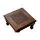 Sesham wood artisanal chowki 15 x 15 inches