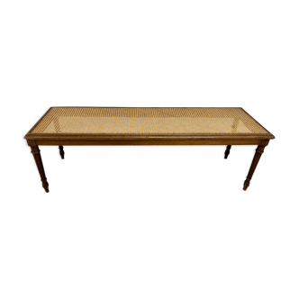 Cannage bench