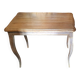 Rectangular coffee table in solid wood, painted and patinated with gold, 1950s