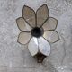 Paire d'appliques fleur en nacre