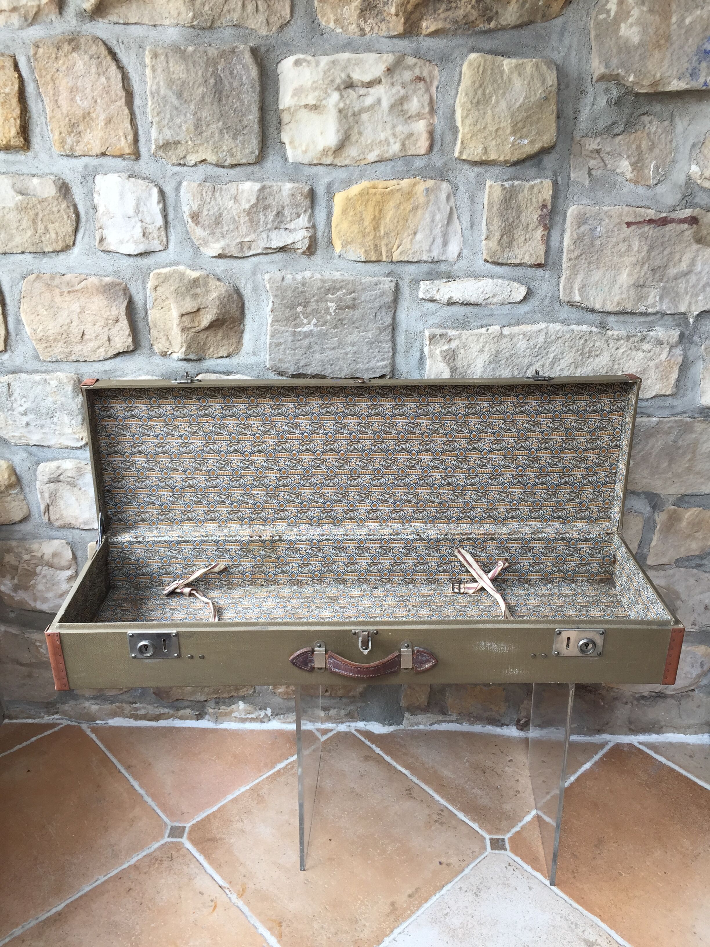 Old vintage suitcase