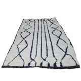 Handmade wool Berber rug 250 x 150 cm