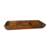 Danish teak aperitif tray