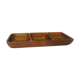 Danish teak aperitif tray