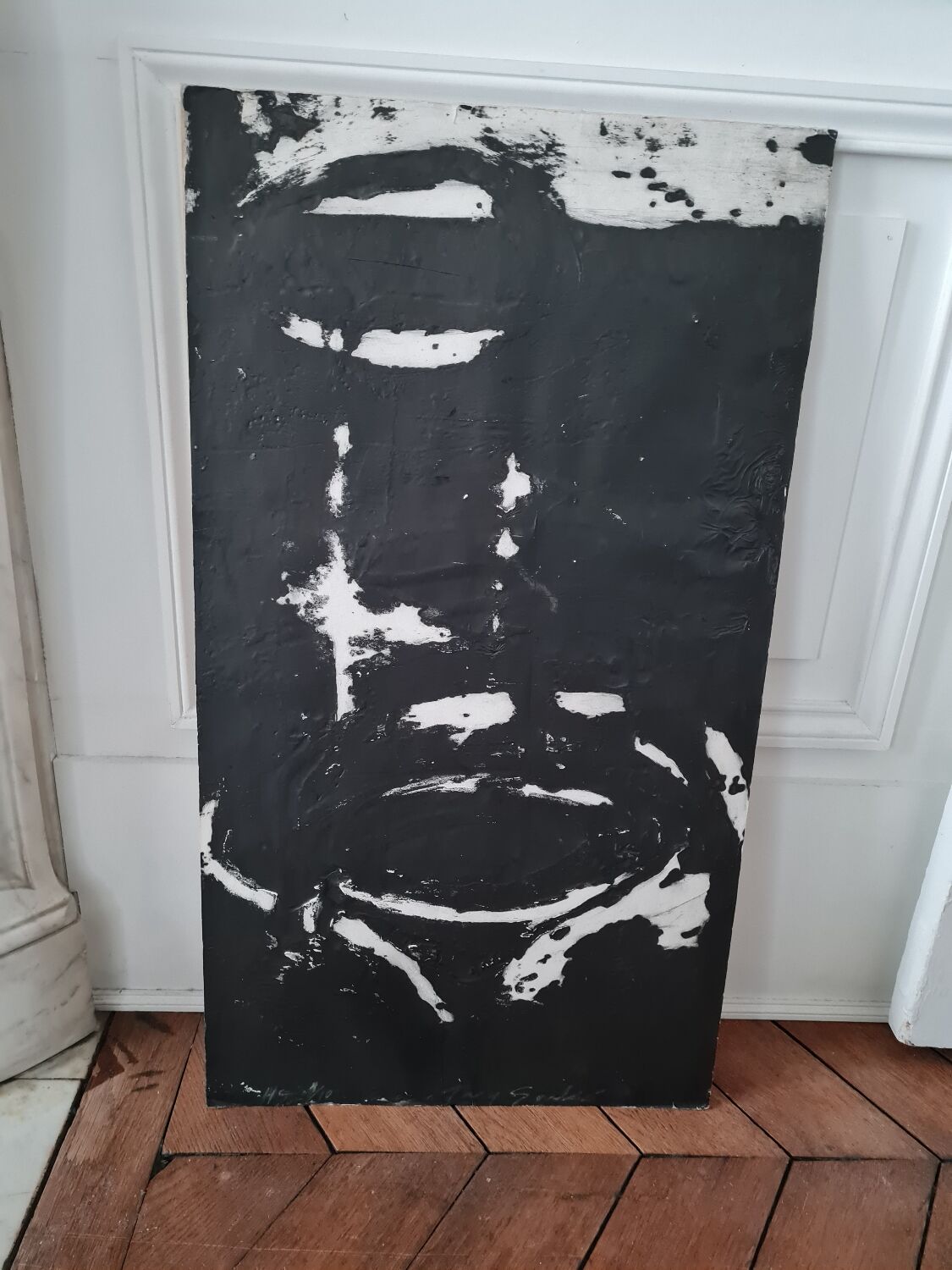 Tony Soulié large black and white aquagravure signed